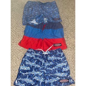 Set 3 Vineyard Vines Boys 4T Toddler Swimsuits Shark